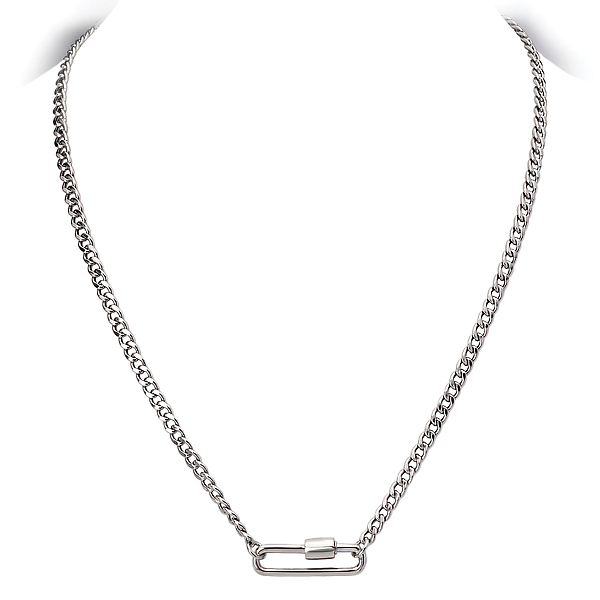 KIM & Co. Italian Rhodium Plated Sterling Silver Necklace 857549