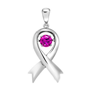 Rhythm of Love 14Kt Rose Gold Diamond 1/5CTW Pendant ROL1023
