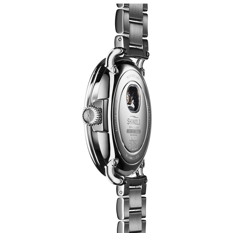 Shinola The Runwell Automatic 45mm Stainless Gunmetal Dial