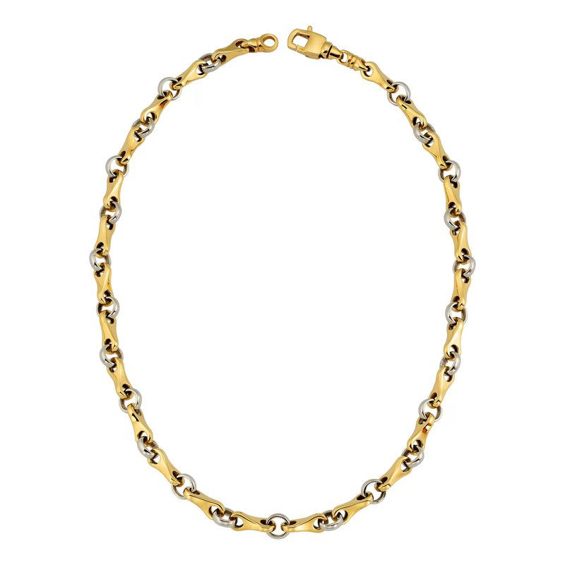 Retro Lace Two-tone Gold Necklace [40+5cm] shops