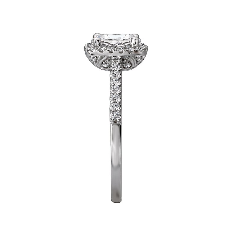 Romance Halo Semi-Mount Diamond Ring 119167-OV100K Romance Halo Semi-Mount Diamond Ring 119167-OV100K