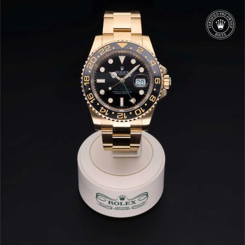 Rolex Certified Pre-Owned GMT-Master II 40mm in Yellow Gold