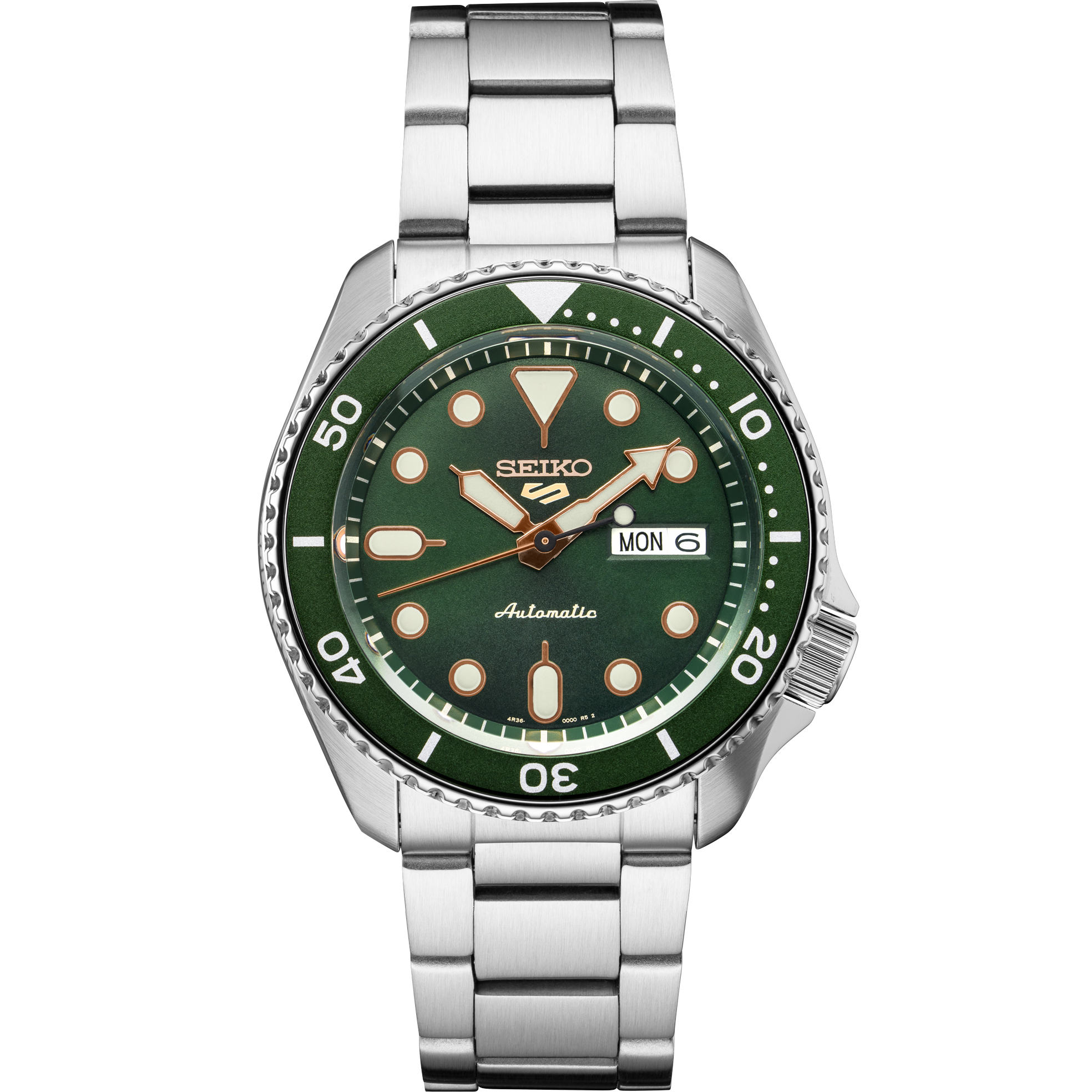SEIKO　セイコー5　機械式自動巻き　23石　デイデイト　5126-7030 Seiko Seiko 5 Sports SRPD63 - Cyrus Jewelers