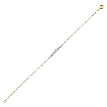 7.5 In Graduated Diamond Braclt .25tw TJC17B3446D