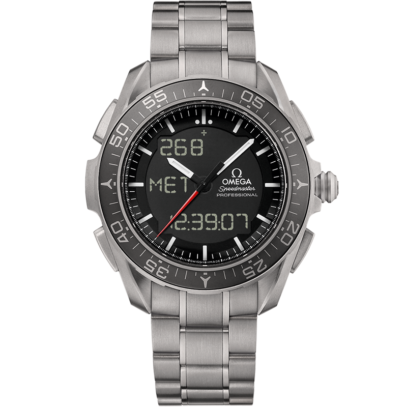 Omega Skywalker X-33 45 mm, titanium on titanium 31890457901001