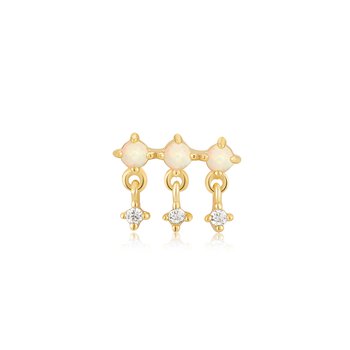 ANIA HAIE Double Sparkle Barbell Single Earring E035-07H