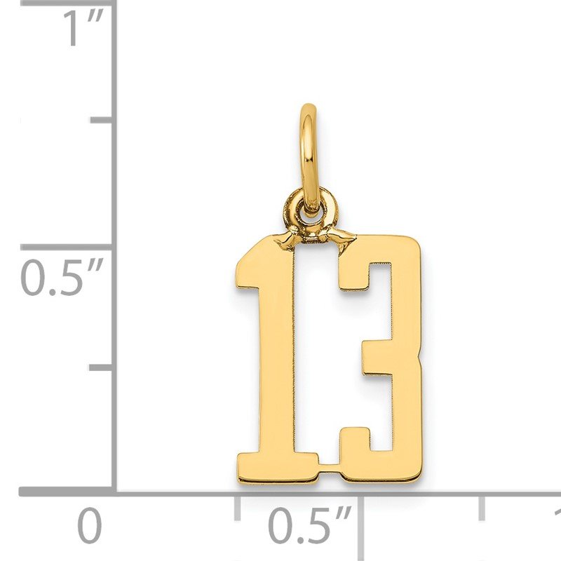 14k charm #13 factory