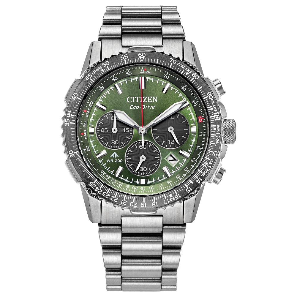 Citizen MEN ECO WR200 SS BRAC GREN CA4664-60W - Pattons Jewelry
