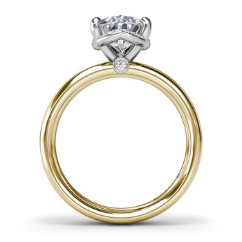Floating Halo Pear Shaped Diamond Engagement Ring S4432