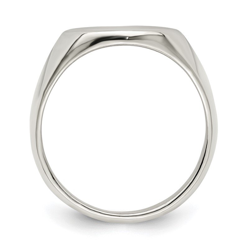 Quality Gold Sterling Silver Signet Ring QR2470 - Floyd Jewelry