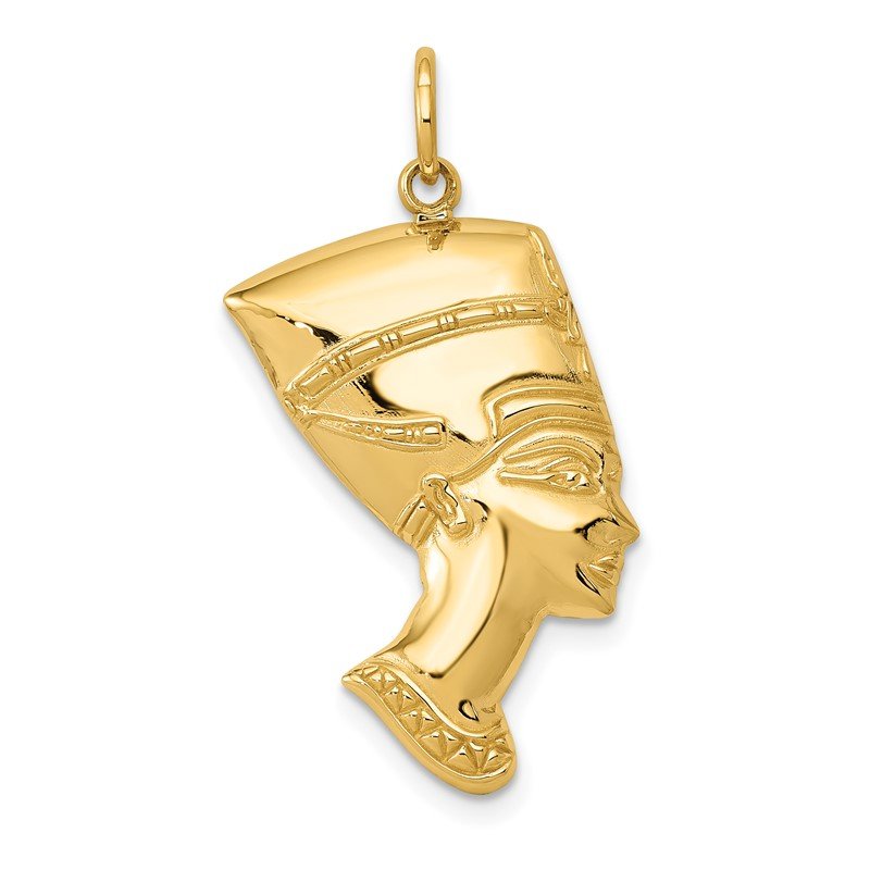 ネフェルティティ チャーム ゴールドトーン ヴィンテージ ネフェルティティ チャーム 14K イエロー ゴールド