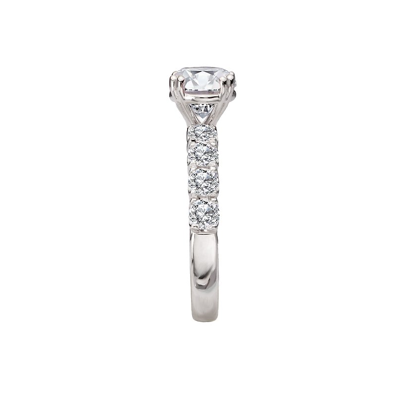 Romance 8Stone SemiMount Diamond Engagement Ring 117271RD100K KIM