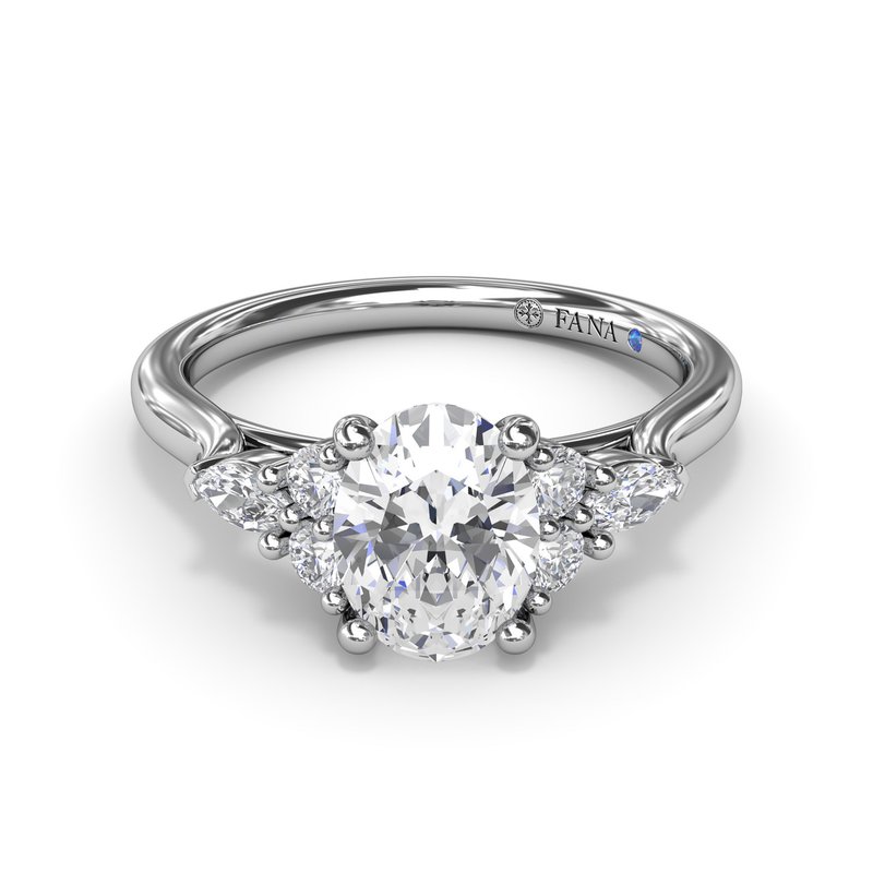 Side cluster engagement ring discount