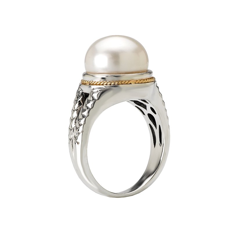 Eleganza Ladies Fashion Pearl Ring 710875-8 - KIM International