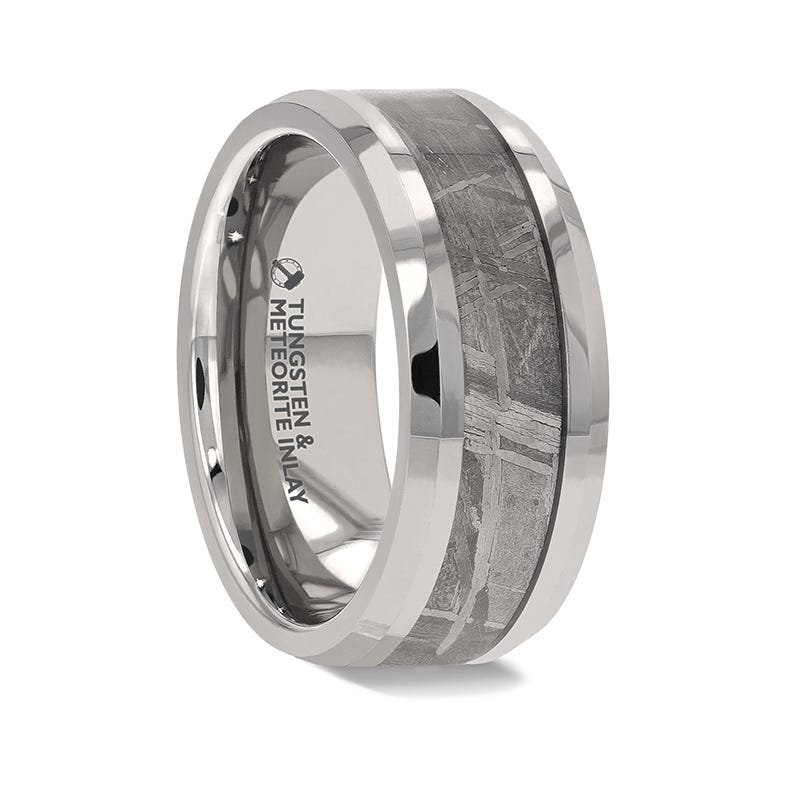 Thorsten CELESTIAL Tungsten Meteorite Inlay Wedding Band - 8mm Thorsten CELESTIAL Tungsten Meteorite Inlay Wedding Band - 8mm