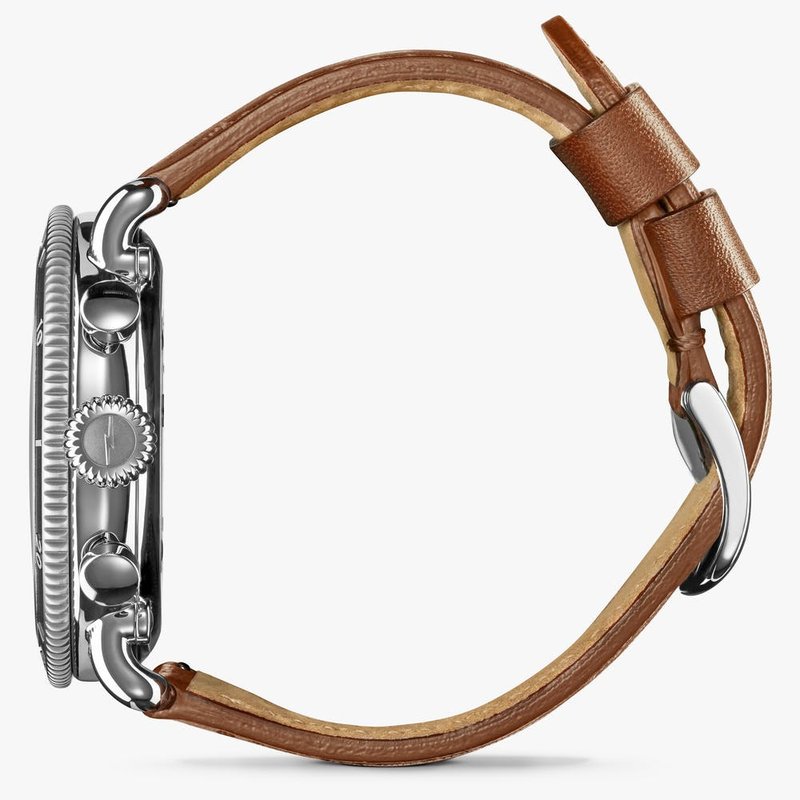 Shinola Runwell Sport 3 Eye Chrono 48mm, Bourbon Leather Shinola Runwell Sport 3 Eye Chrono 48mm, Bourbon Leather