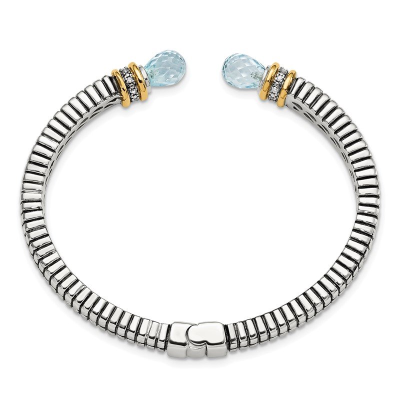 Quality Gold Shey Couture Sterling Silver with 14K Accent Quality Gold Shey Couture Sterling Silver with 14K Accent