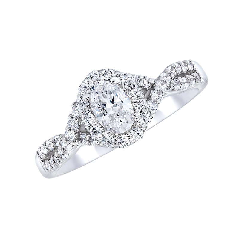Infinity Engagement Ring by Love Story 526-13727 - Love Story Diamonds