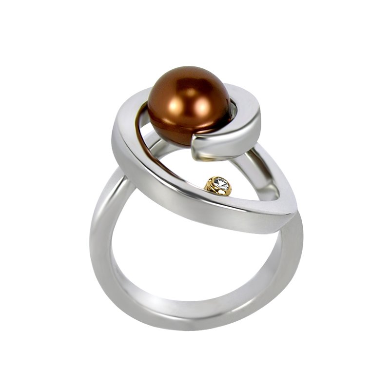 Frank Reubel Designs Ring SR2914-CHOC - Omega Diamond Jewelers