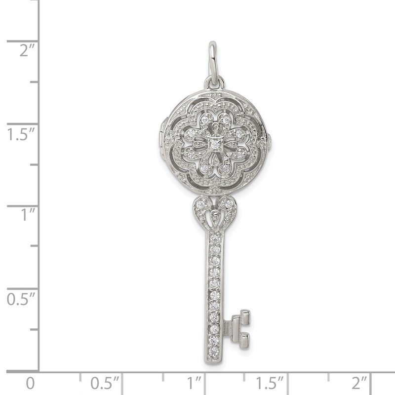 Quality Gold Sterling Silver Rhodium-plated CZ Filigree Quality Gold Sterling Silver Rhodium-plated CZ Filigree
