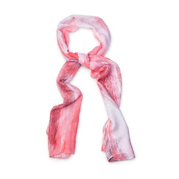 Pink Watercolor-Style Pattern Scarf T494-TY1993