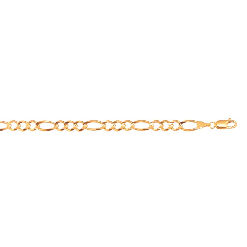 10k Yellow Gold Royal Figaro Chain Necklace, 6.0mm, 20