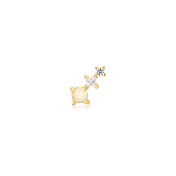 ANIA HAIE Double Sparkle Barbell Single Earring E035-07H