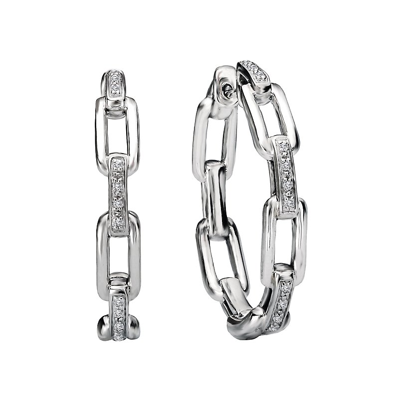 Eleganza Ladies Fashion Hoop Earrings 720427 - KIM International