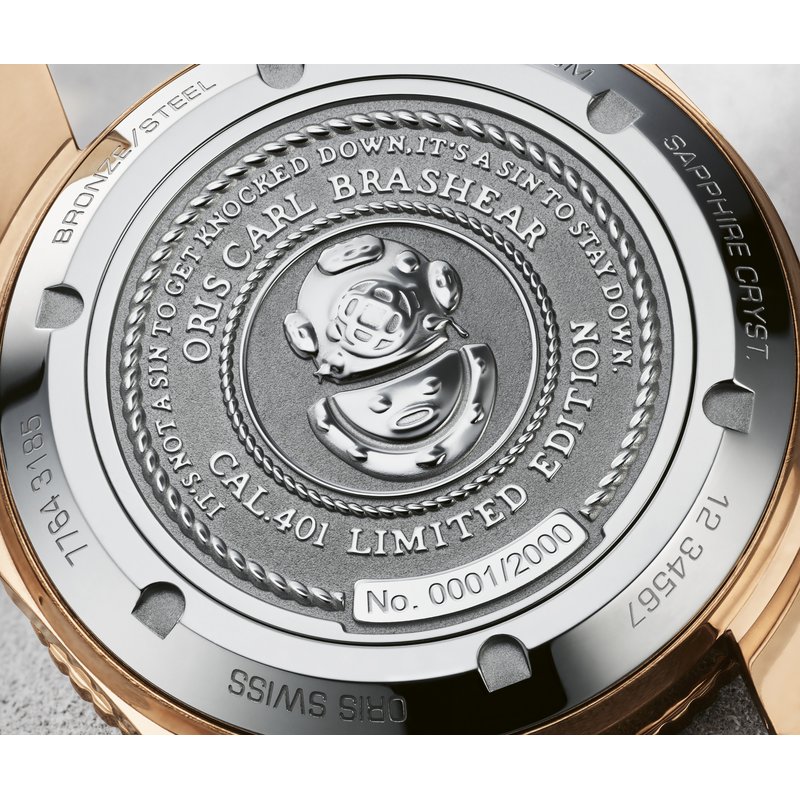 Oris ORIS CARL BRASHEAR CALIBRE 401 LIMITED EDITION 01 401 7764 3185 SET M.P. Demetre Jewelers