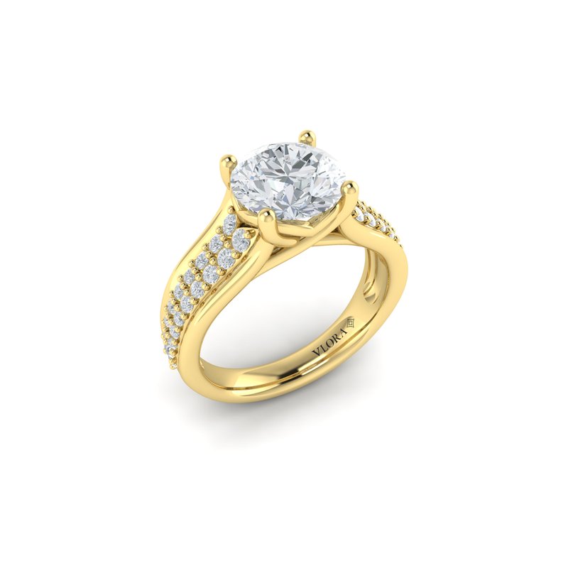 Vlora Crescendo Engagement Ring VSC20432-RD20 - Lordo's Diamonds