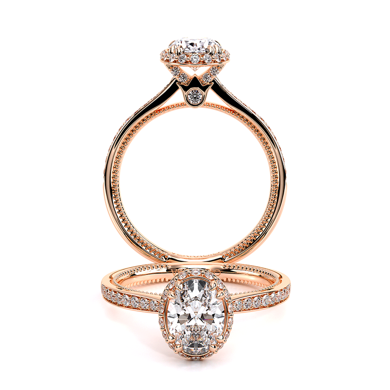 Verragio Renaissance-Sld302-Xov-14k Rose Gold Oval