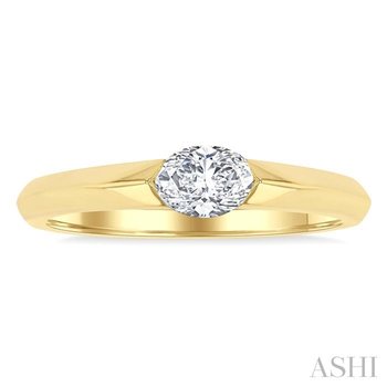 Oval Shape East-West Diamond Ring 366F5OHFGYG-OV