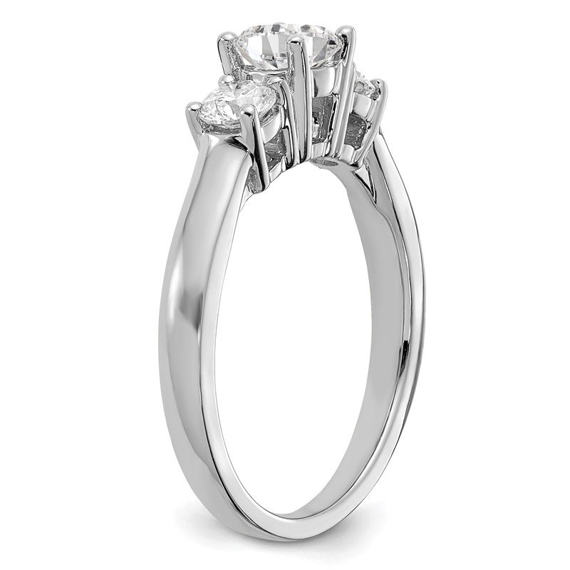 14k White Gold 3-Stone Lab Grown Diamond SI1/SI2, G H I, Engagement Ring 14k White Gold 3-Stone Lab Grown Diamond SI1/SI2, G H I, Engagement Ring
