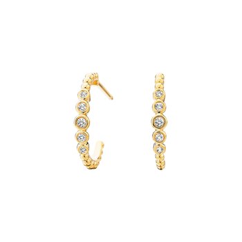 White Sapphire J-Hoops ASPGVA2563WS