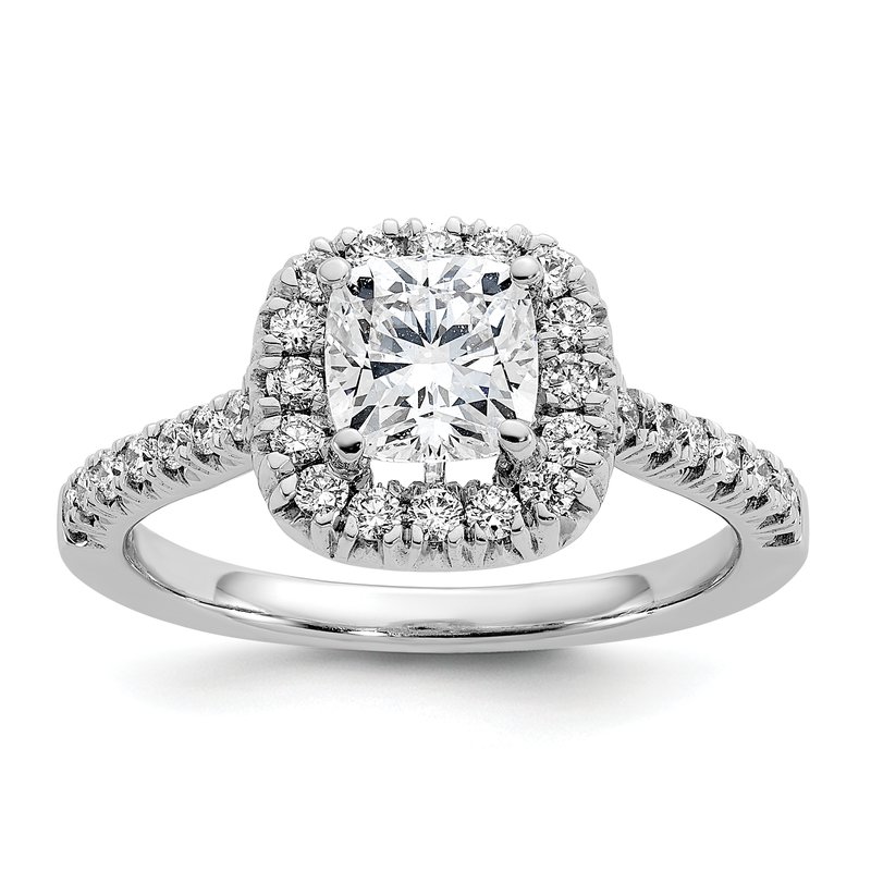 True Origin 14K White Gold 3/8 carat Lab Grown Diamond VS+ F+ Semi ...