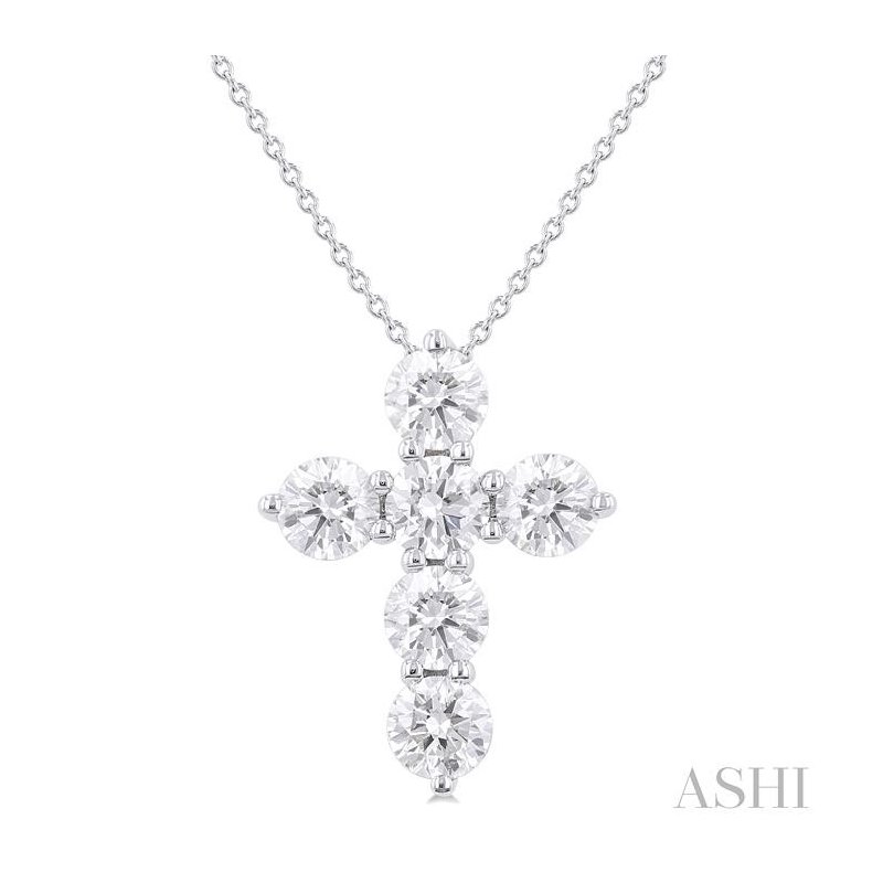 ASHI Cross Diamond Fashion Pendant 960C0WJFGPDWG-2.00