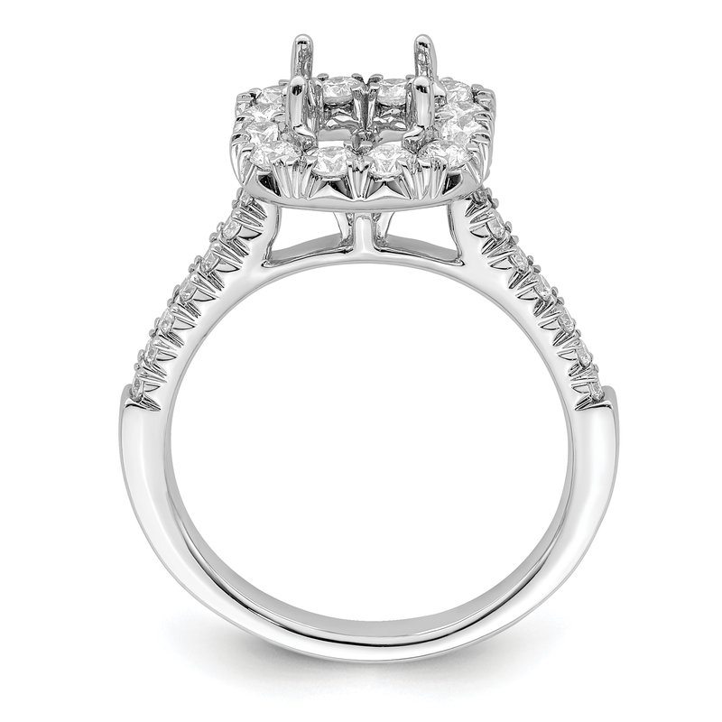True Origin 14K White Gold 1/2 carat Lab Grown Diamond VS+ F+ Semi ...