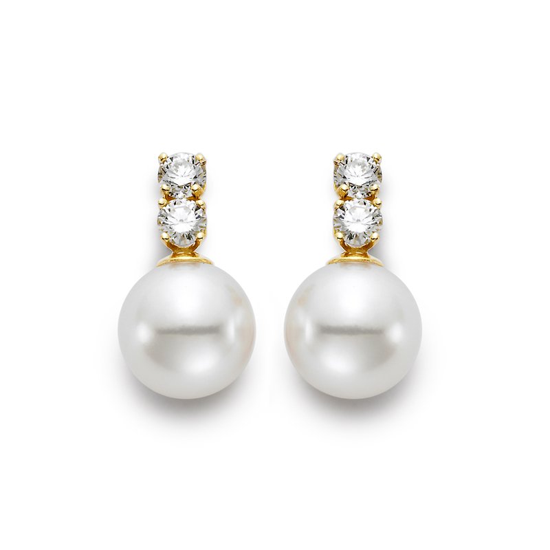 ゆず　マミエール Mikimoto Classic Collection Akoya Peals Earrings