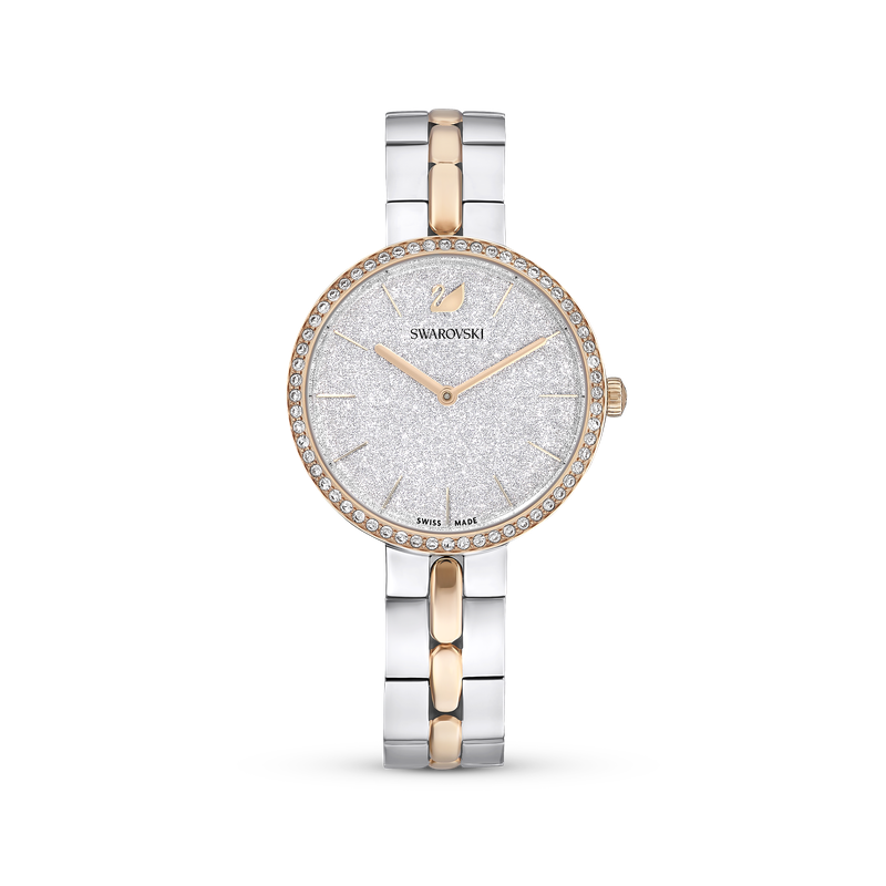 Swarovski Cosmopolitan watch, Swiss Made, Metal bracelet