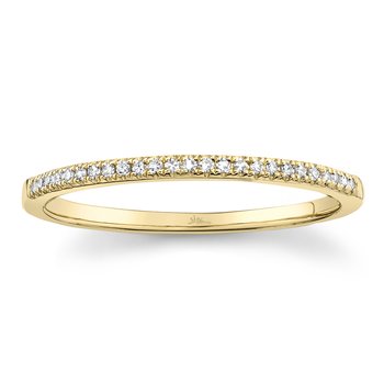 0.08CT 14K Y/G DIAMOND LADY'S BAND SC55002543
