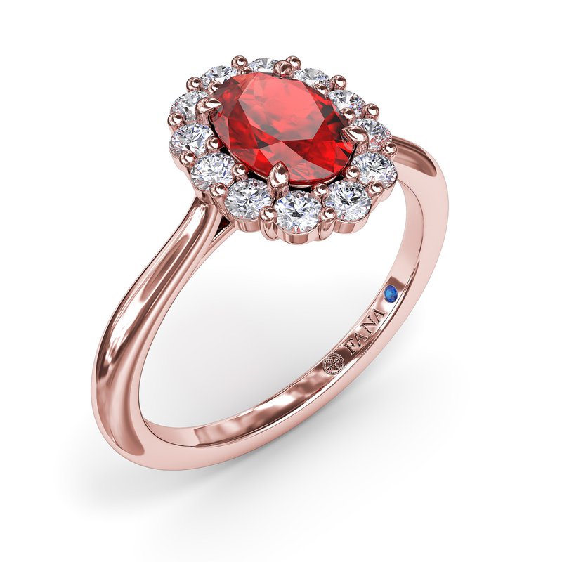 Fana Dazzling Ruby and Diamond Ring R1835R - Deans Jewelry