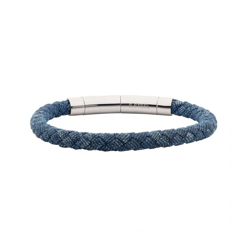 INOX Jewelry Denim Blue Stainless Steel Bracelet BR210 - Nyman