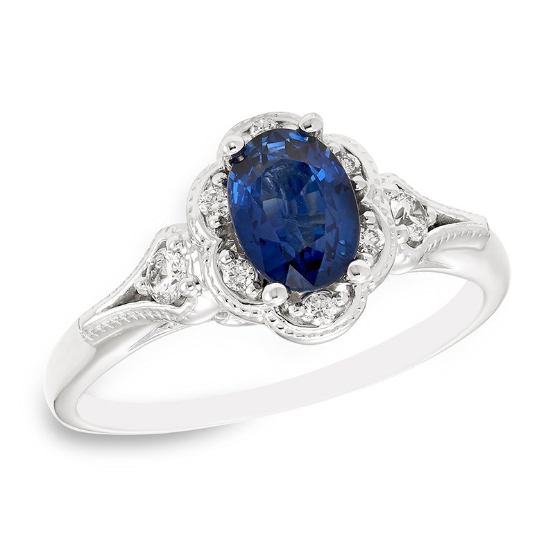Vintage inspired oval engagement rings clearance