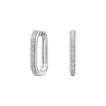 Square Diamond Earrings .12tw TJC11B3445D