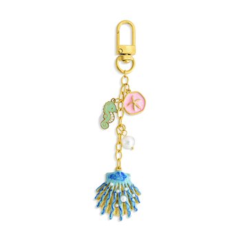 Sea Creature Charm Keychain With Pearls Z124-LN5706_3