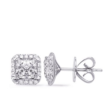ASHI Round Shape Diamond Stud Earrings 66300PJFGERWG-1.25 ASHI Round Shape Diamond Stud Earrings 66300PJFGERWG-1.25