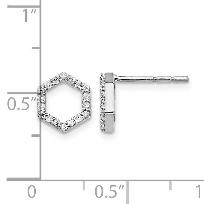 True Origin 14K White Gold 1/5 carat Lab Grown Diamond VS+ F+ Complete ...