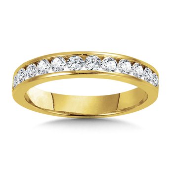Channel Diamond Wedding Band WBD975-Y