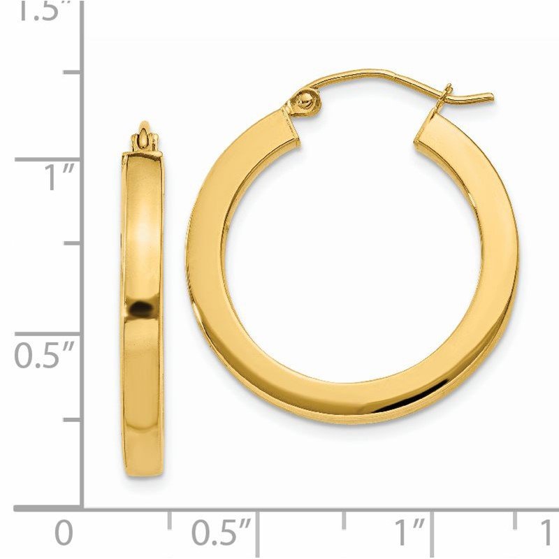 【のの】2way Triangle Hoop P / K10 GOLD Gold Plated Triangle Bamboo Hoop Earrings-25mm - Walmart.com