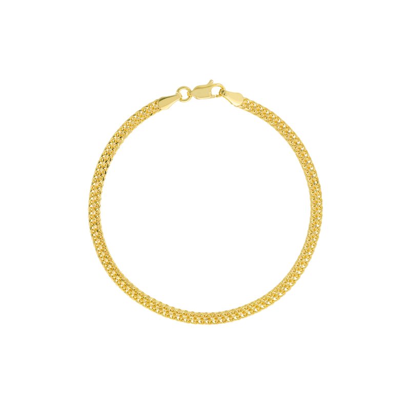 Midas Chain 2 Row Hollow Wheat Chain Bracelet MZ005494 - KE